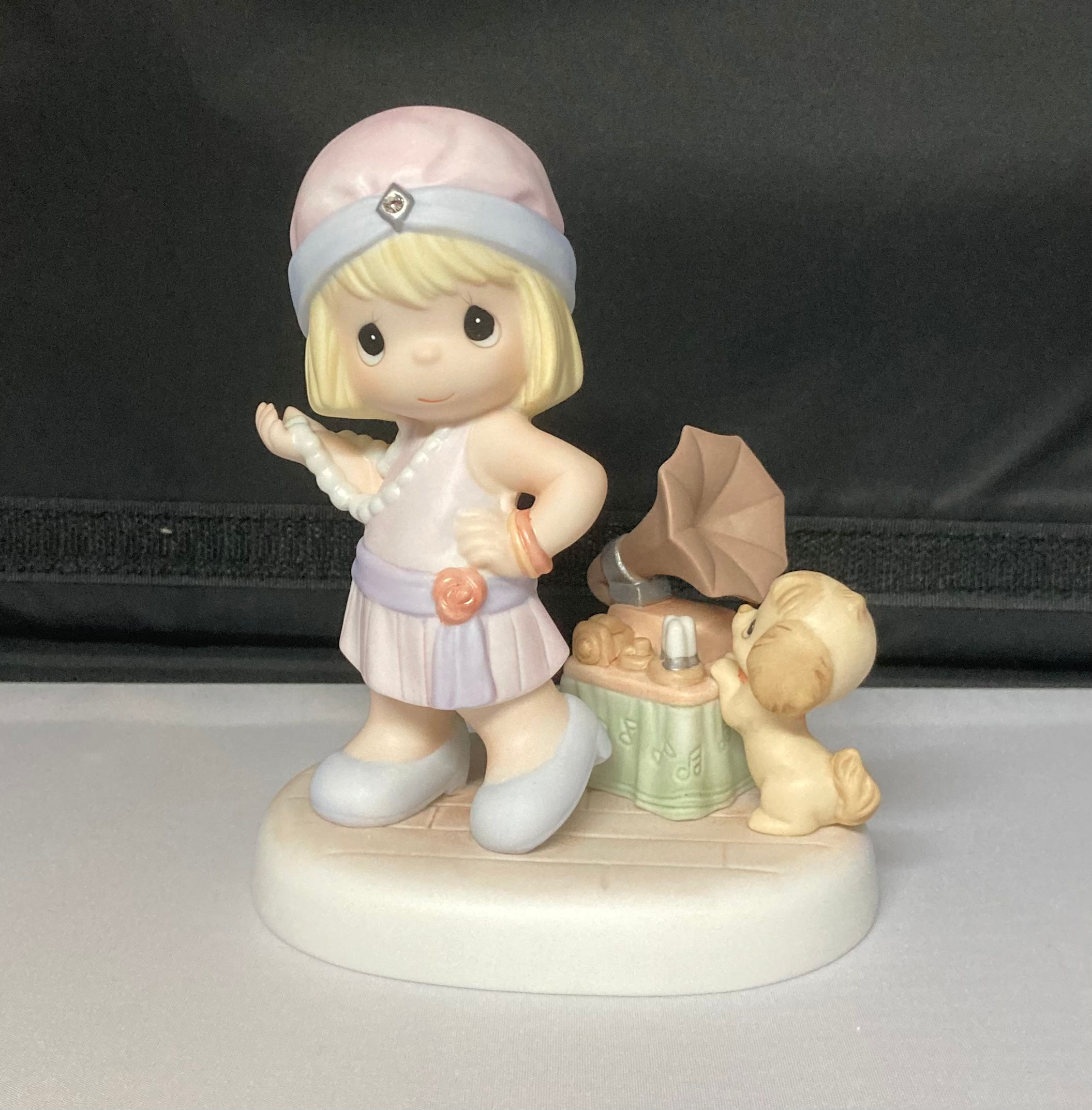 precious moments girl figurine front view