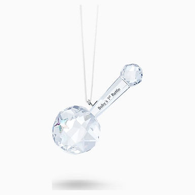 Baby's 1st Rattle Ornament ..... Swarovski