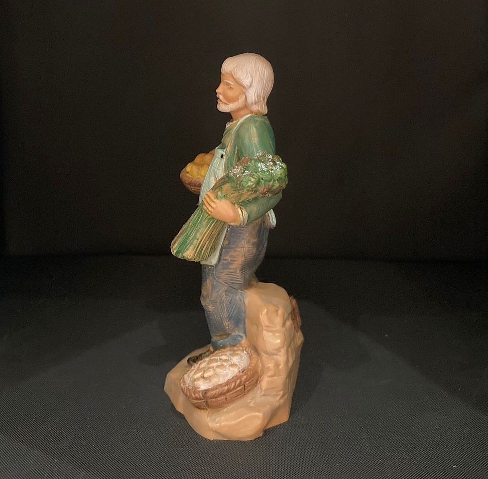 Thumbnail: Man selling produce figurine side view