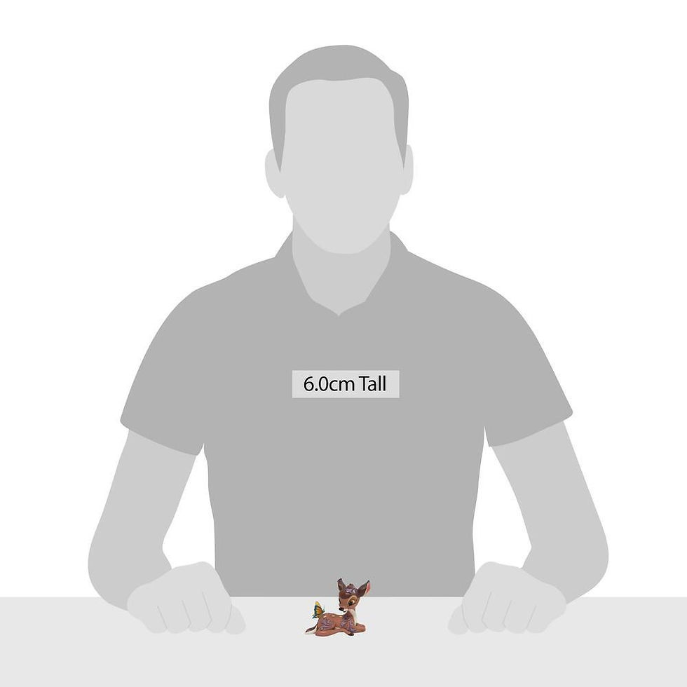 jim shore disney bambi figurine scale image