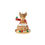 Thumbnail: heart of christmas mouse decorating a cake figurine front view