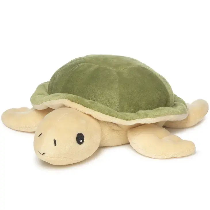 plush turtle junior warmies front view