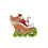 Thumbnail: Santa in gingerbread sleigh figurine rear view