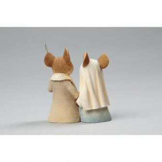 Thumbnail: Wee Believe heart of christmas nativity figurine set rear view