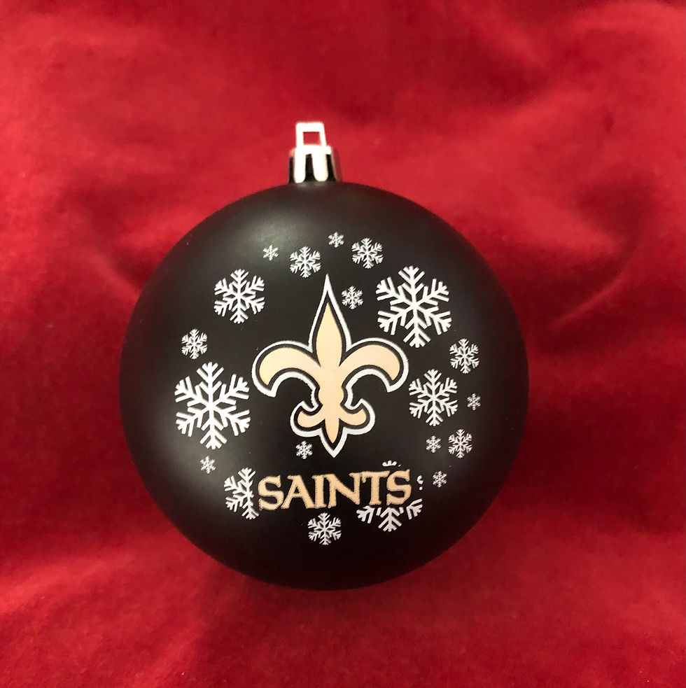 Thumbnail: NFL Football Boelter Topperscot Shatter-Proof Ball Ornament front view