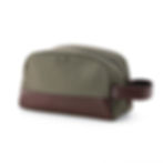 khaki accesory case with strap