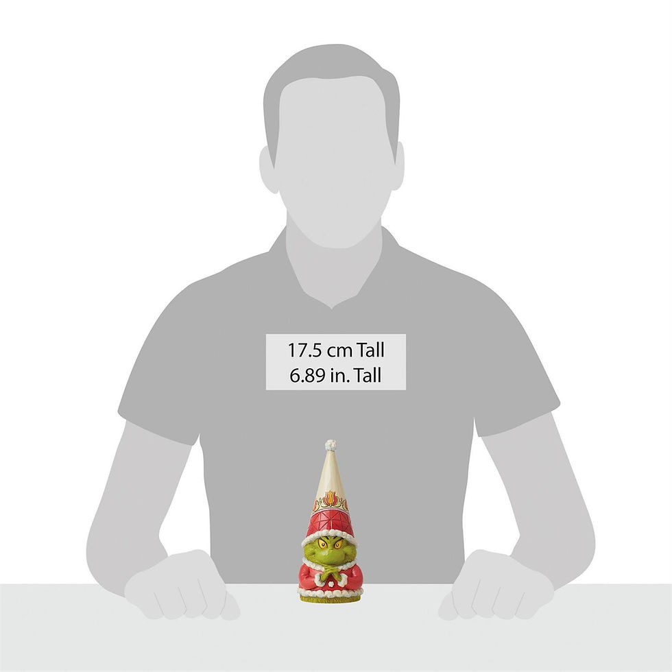 Thumbnail: Grinch Gnome Clenched Hands figurine scale image