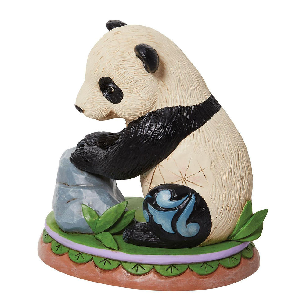 Thumbnail: Jim Shore Animal Planet Giant Panda Cub figurine left side view