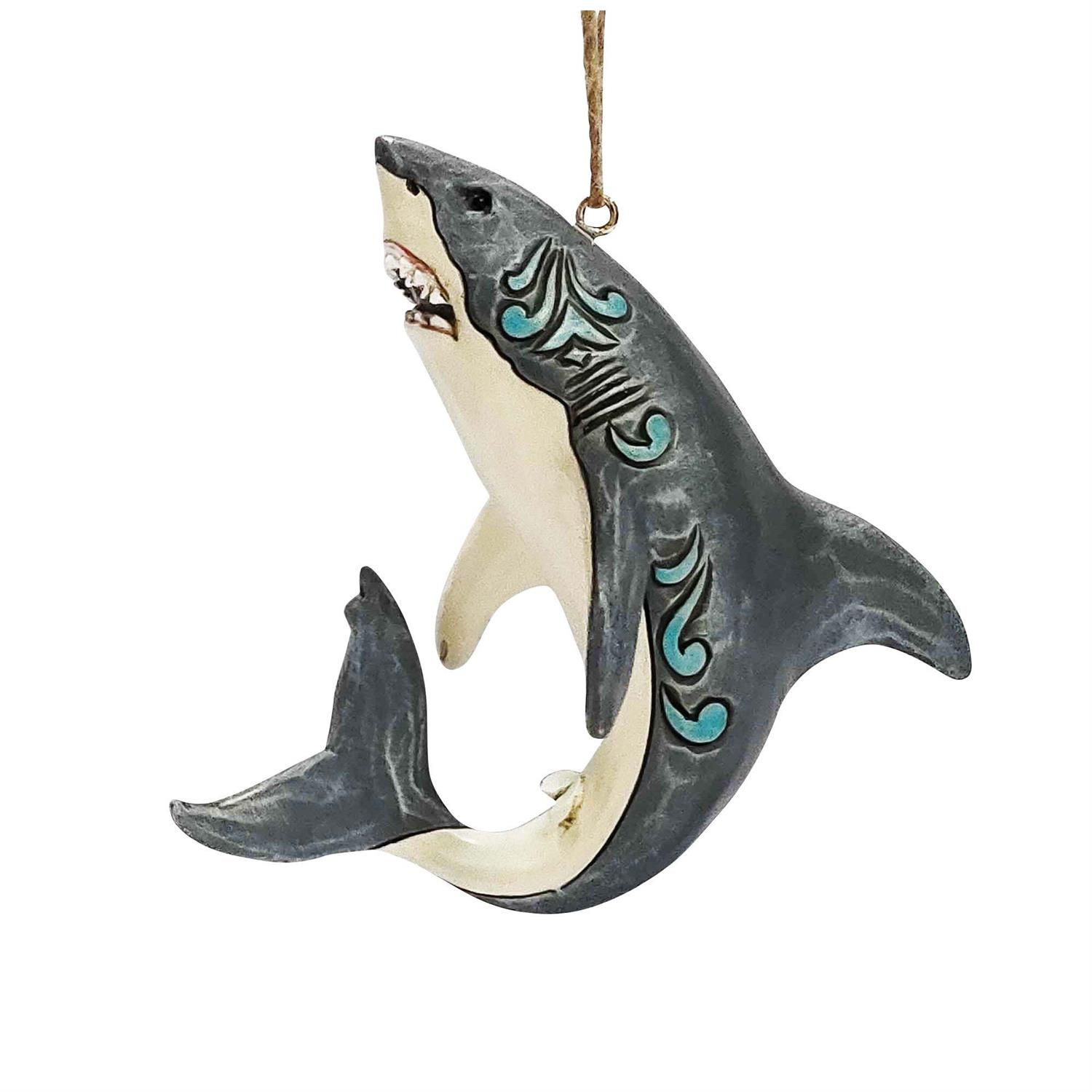 Great White Shark Ornament side view