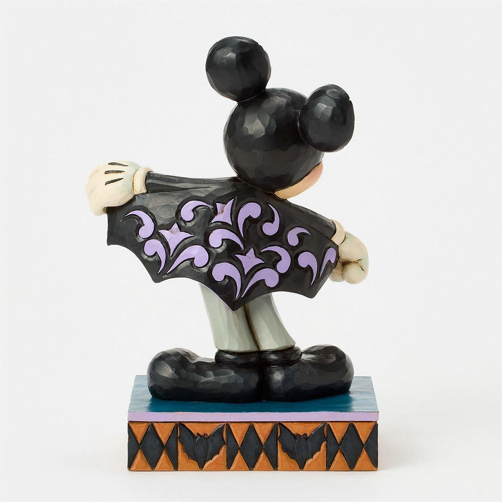 Mickey Mouse Halloween figurine rear view