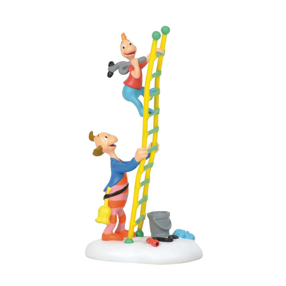 department 56 dr. seuss whoville Little Flu Who village figurine front view