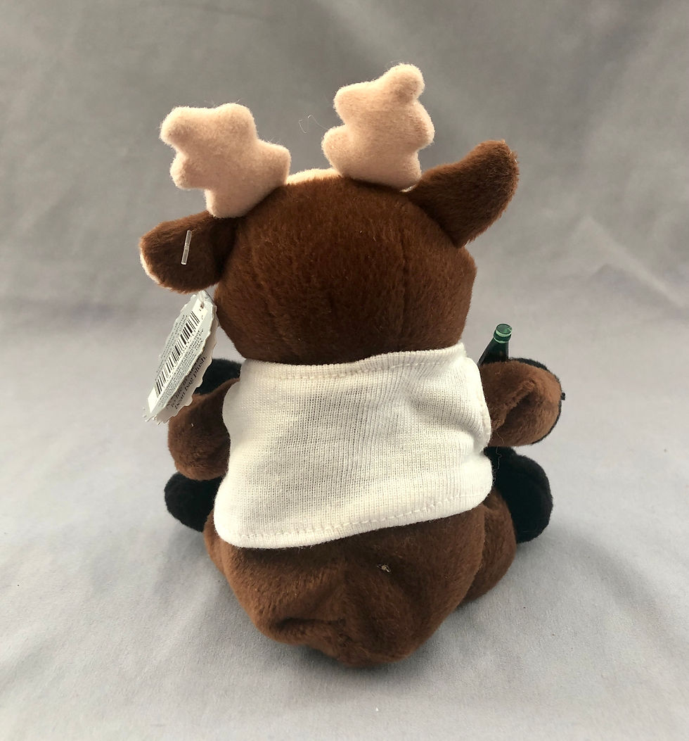 Thumbnail: Coca Cola Plush Reindeer wearing a Coke Shirt rear view