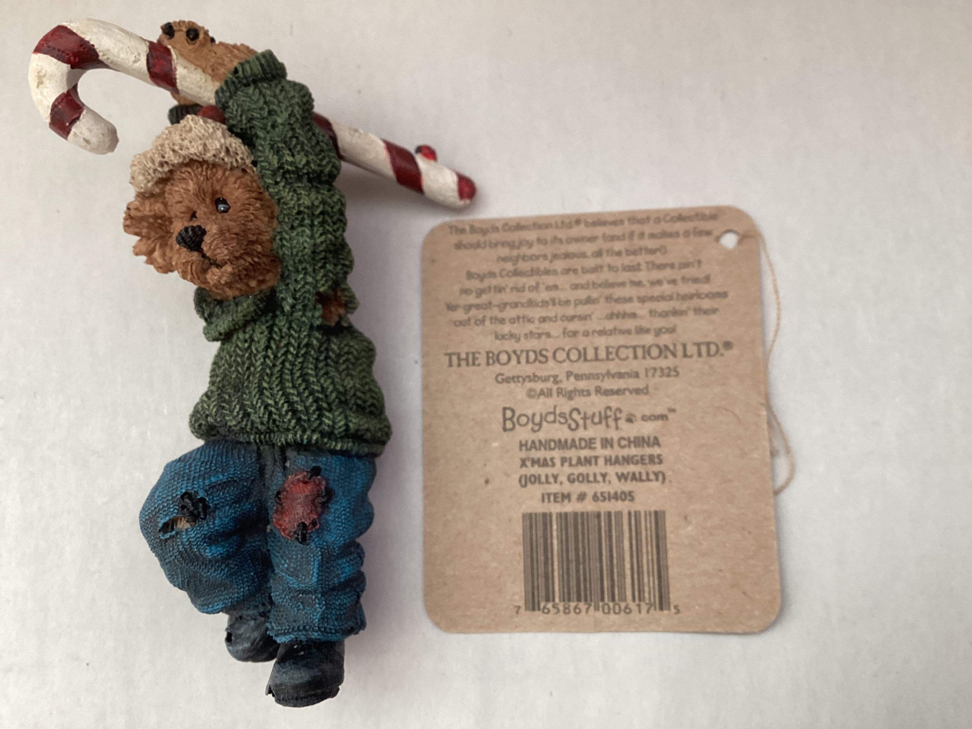 Boyds - The Boydsenbeary Patch Christmas Plant Hangers