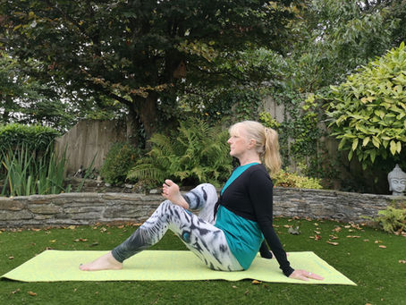 Seated Figure Four pose - Essential Yoga