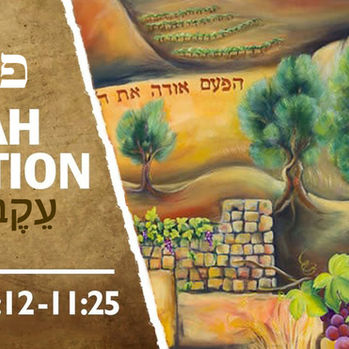 August 16, 2025: Torah Portion Parashat Eikev - "On The Heel Of, Because"