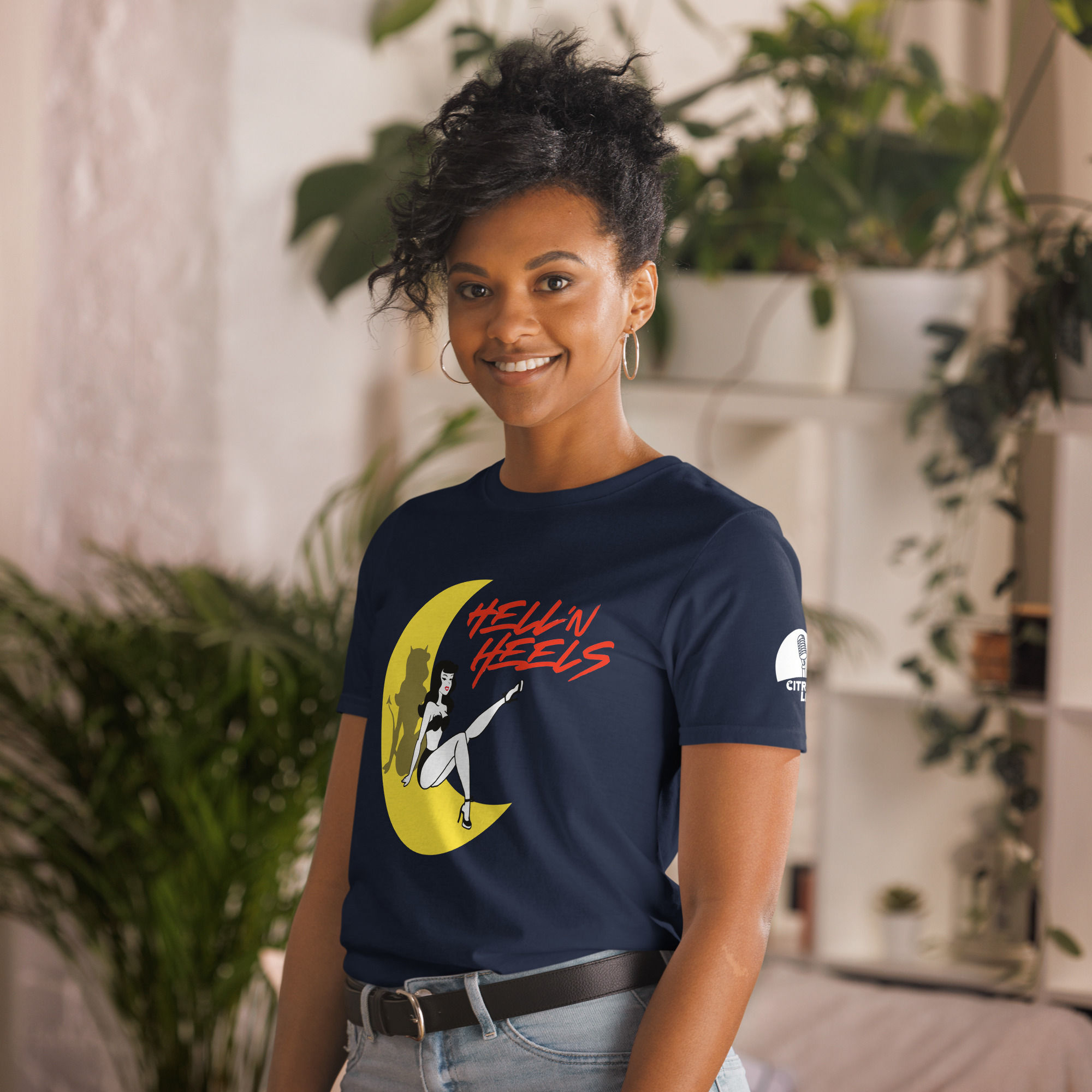 Hell'N Heels “Moonlight Pin-Up” Tee