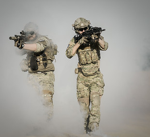 Soldiers with Guns