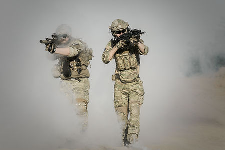 Soldiers with Guns