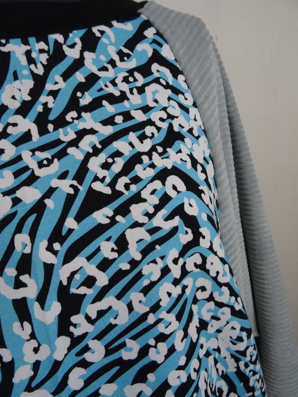 Miniature : Sweat Chauve-souris Léopard Bleu