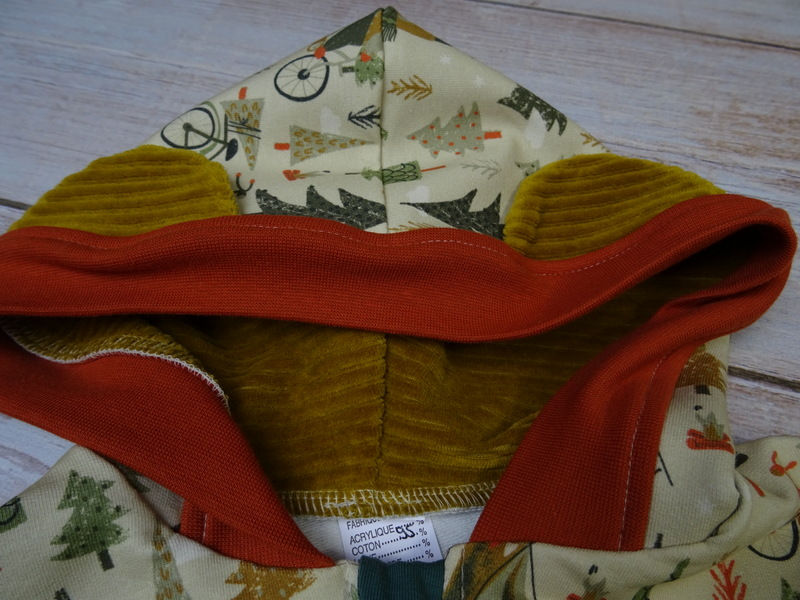Miniature : Veste zippé bébé ours à vélo
