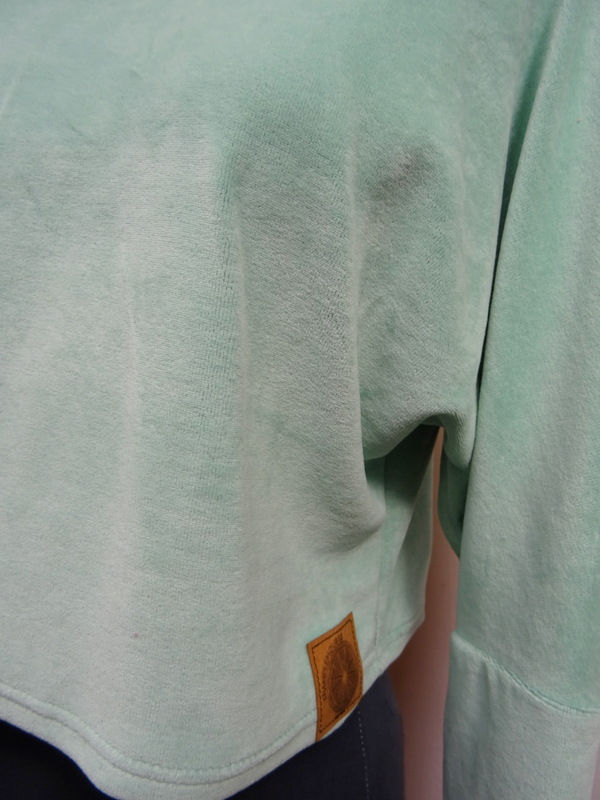 Thumbnail: Sweat velours Menthe L