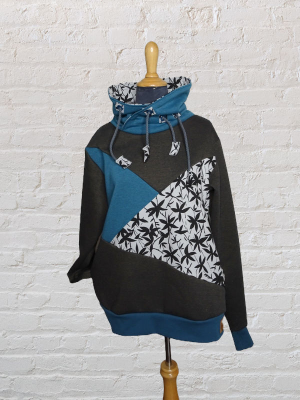 Thumbnail: Sweat "Alabama" Feuille bleu