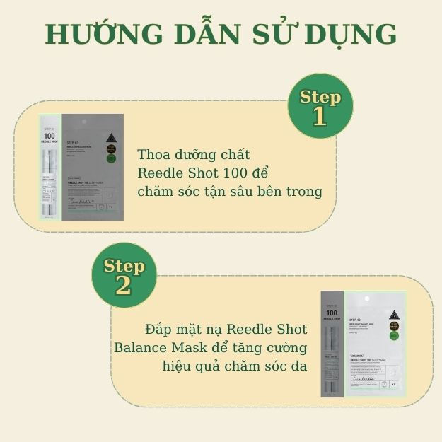 Thumbnail: Mặt nạ chăm sóc da chuyên sâu 2 bước Reedle Shot 100