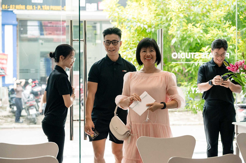 Khách mời tham gia workshop cổ vai gáy của Private gym PPC