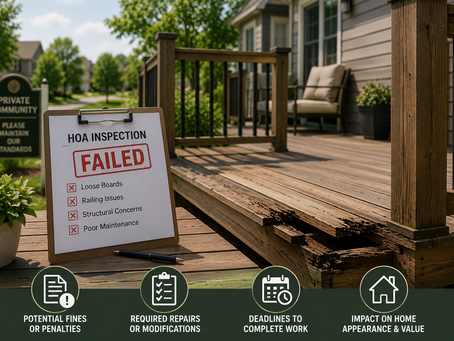 What Happens When Your Deck Fails an HOA Inspection?