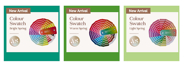 AS Exclusive Colour Swatches with more than 100 colours of your season
