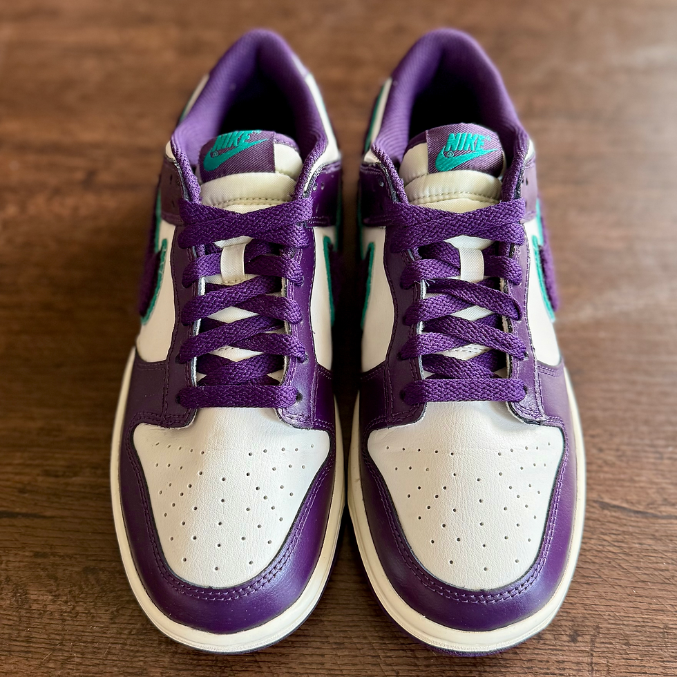 Thumbnail: Nike Dunk Low "Chenille Swoosh Purple" (Preowned)
