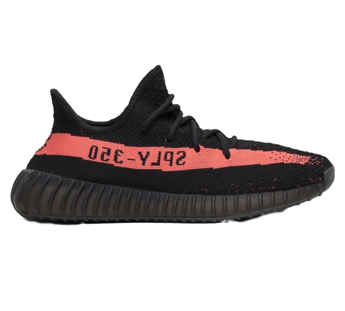 Yeezy 350 V2 "Core Black Red"