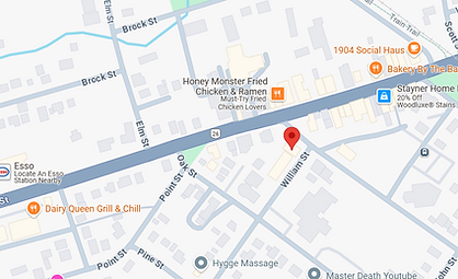Google Map location of Kat's Meow Beautiful Burlesque