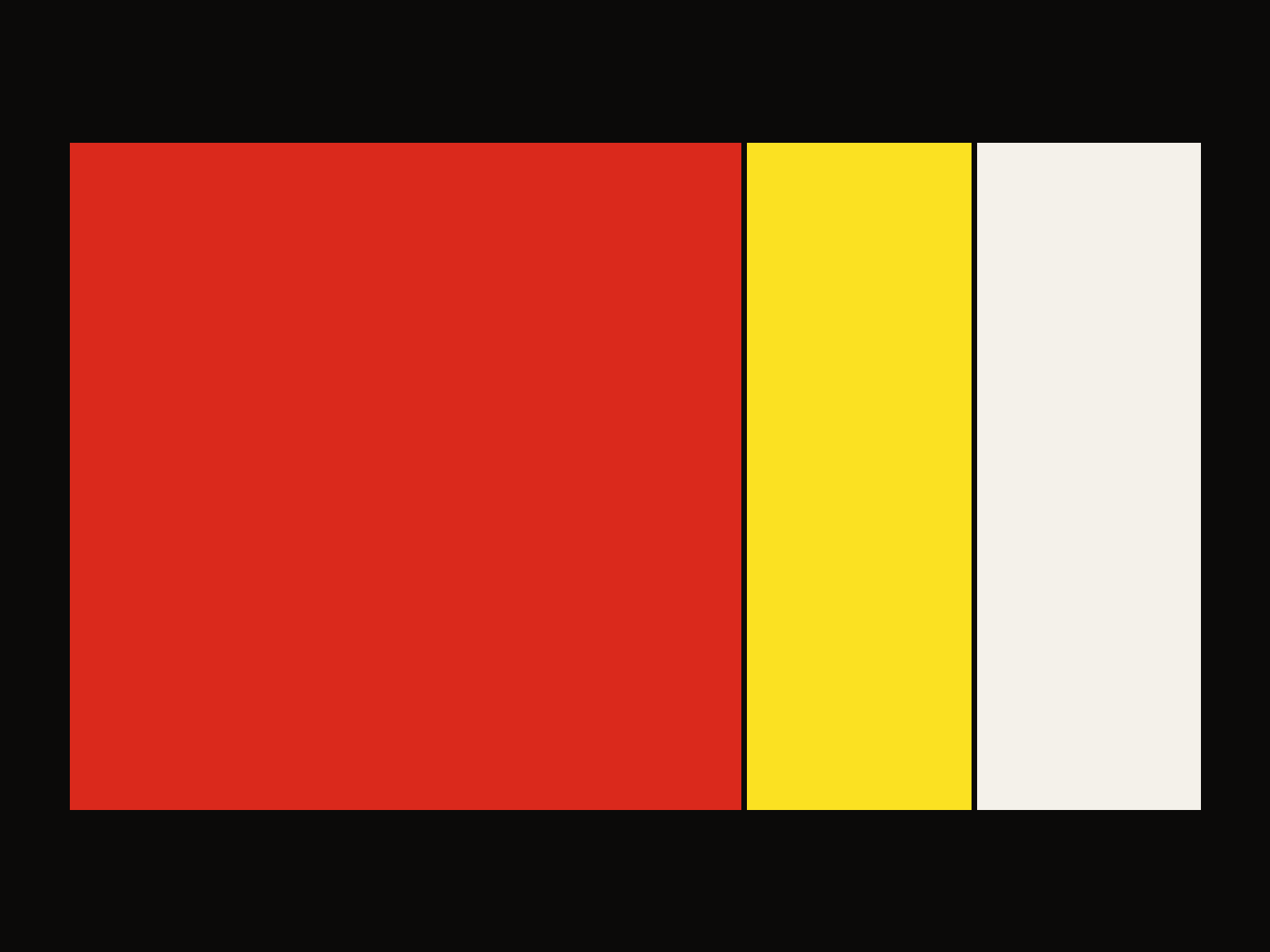 Manchester five-bottle palette