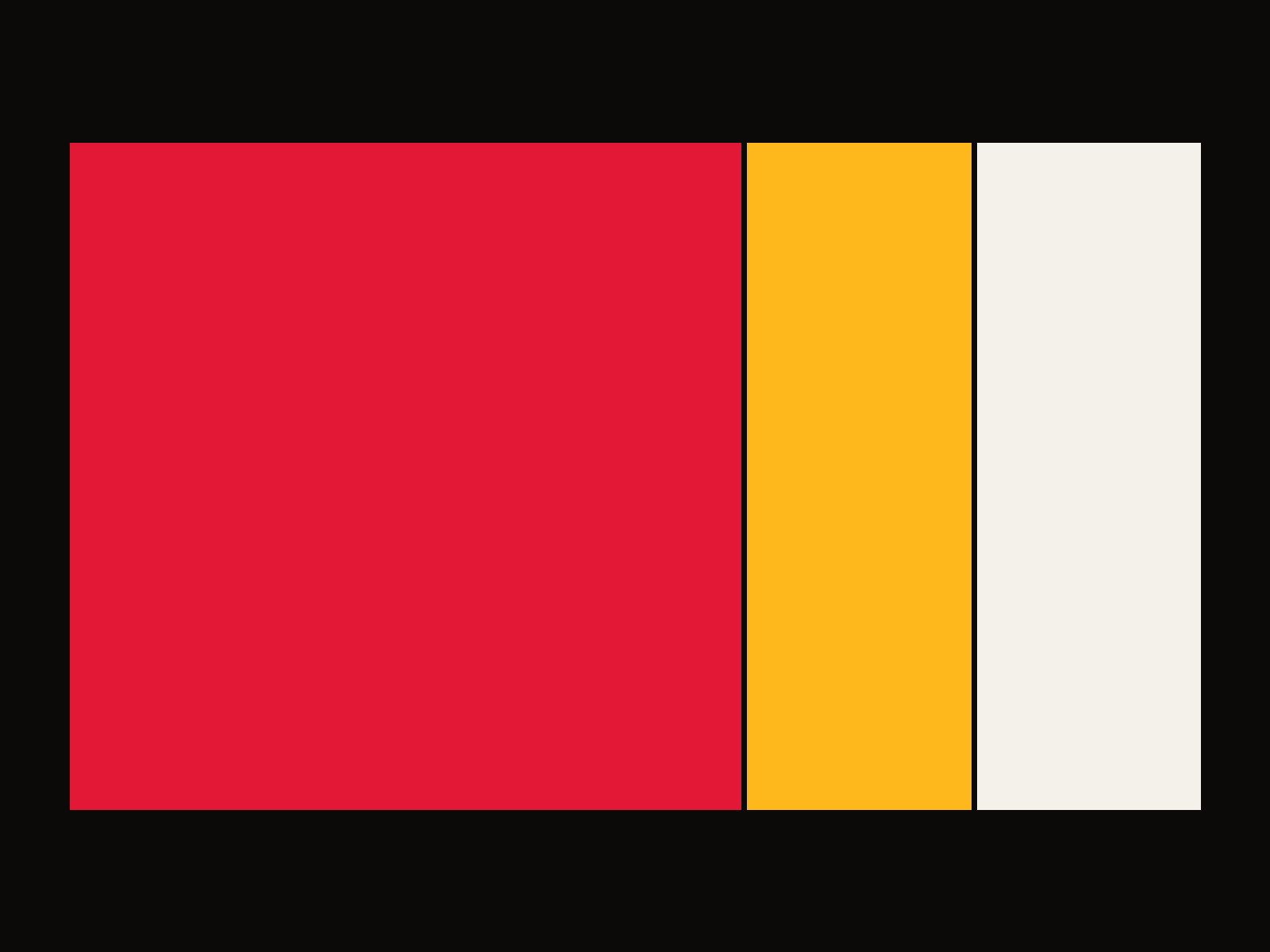 Kansas City five-bottle palette