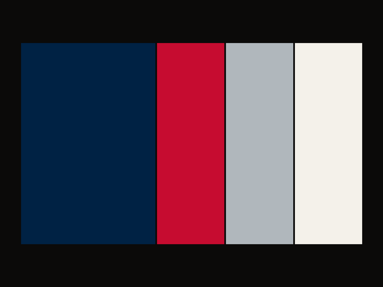 Boston five-bottle palette