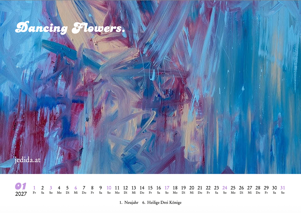 Miniaturbild: Jedidas ART Kalender 2026 - Start Februar 26