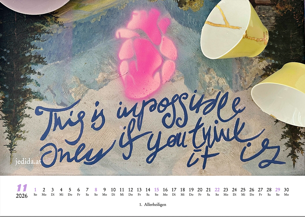 Miniaturbild: Jedidas ART Kalender 2026 - Start Februar 26