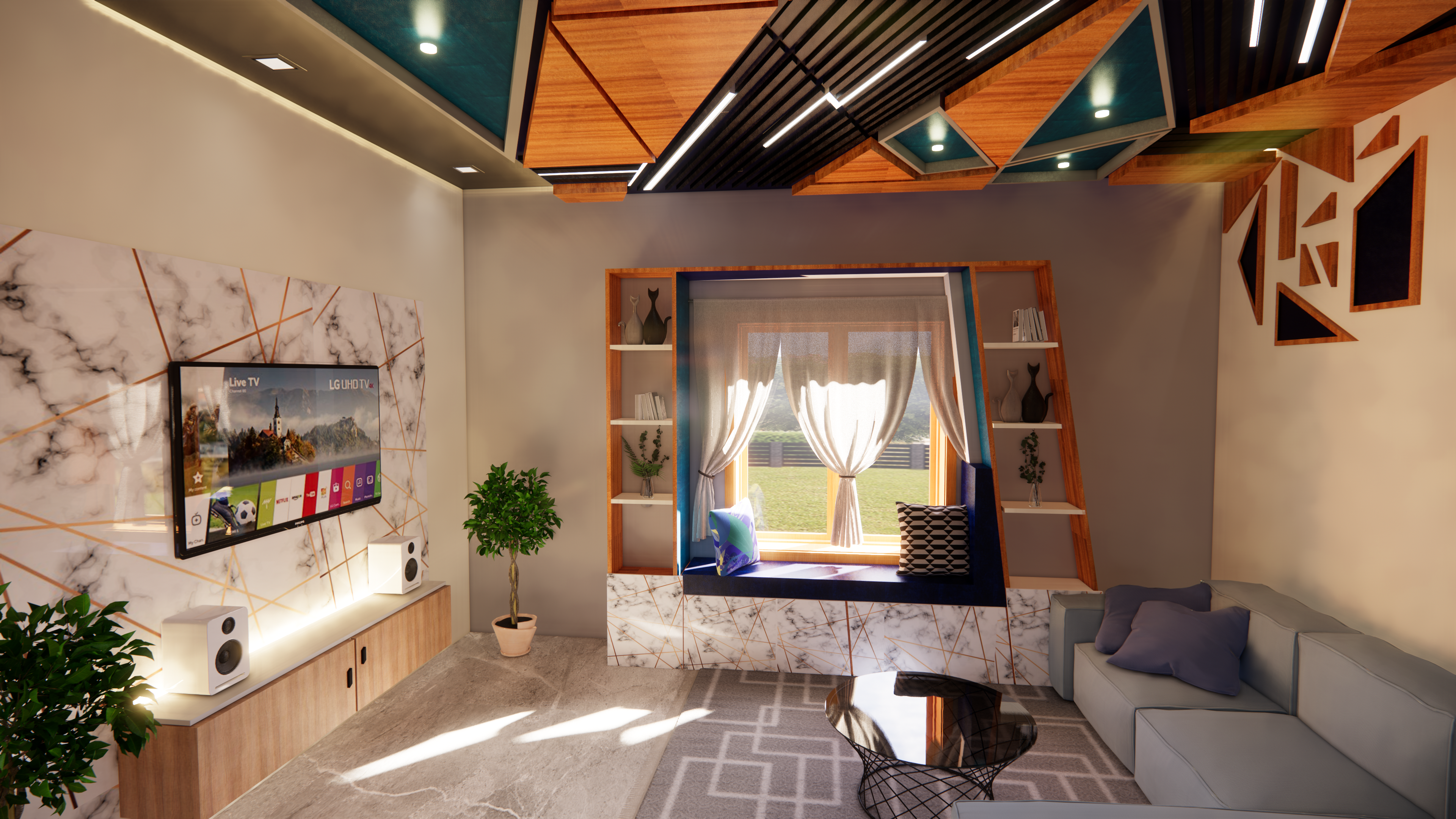 LIVING CHICCO'S CEILING