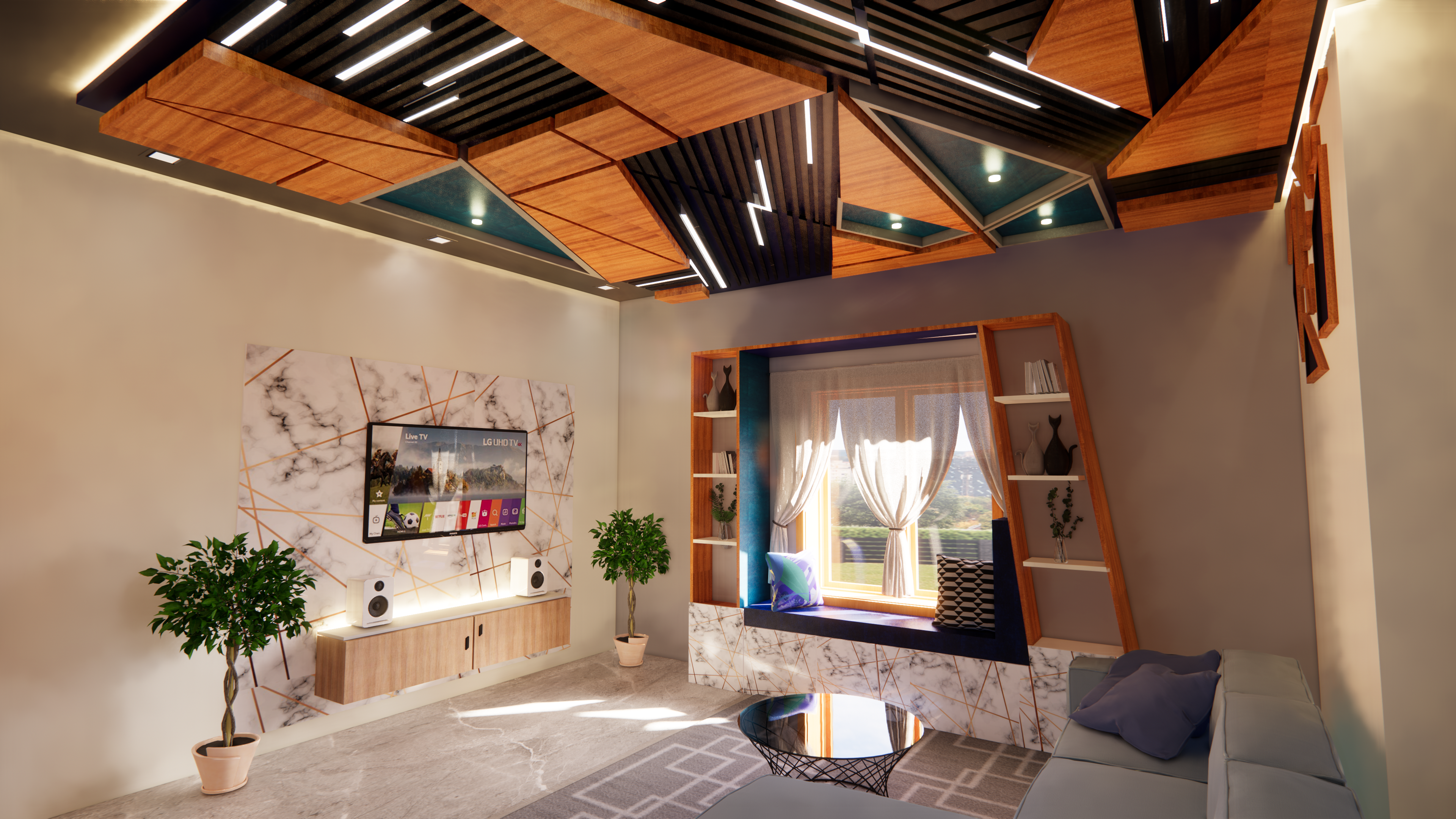 LIVING CHICCO'S CEILING