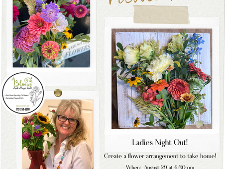 Make a fresh flower bouquet!