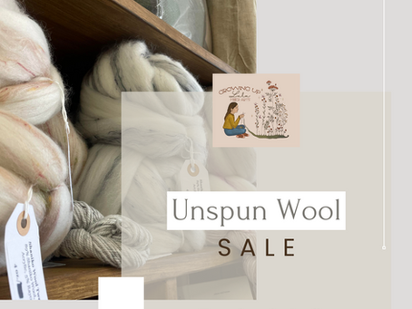 Unspun/Roving Sale!