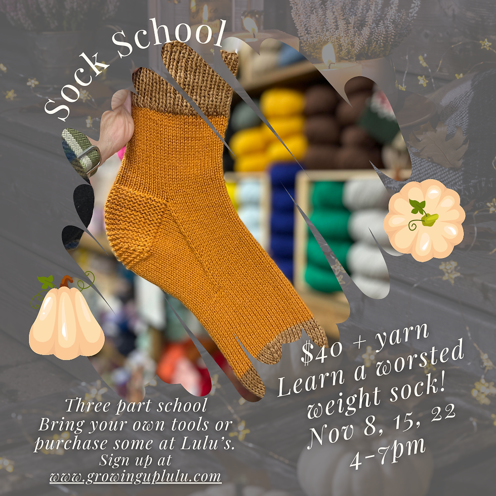 Worsted Weight Sock School