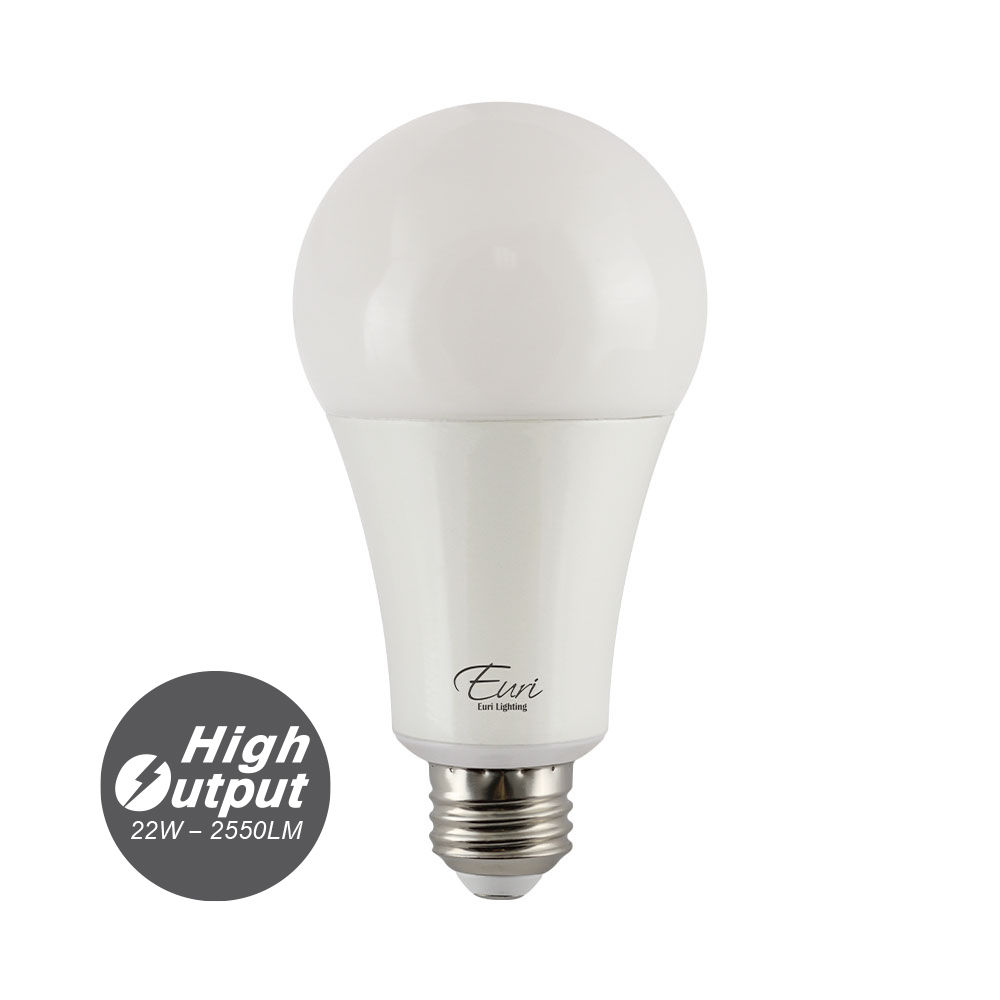 A21, Omni-Directional, LED Light Bulb, Dimmable, 22 W, 120 V, 2550 lm, 210°