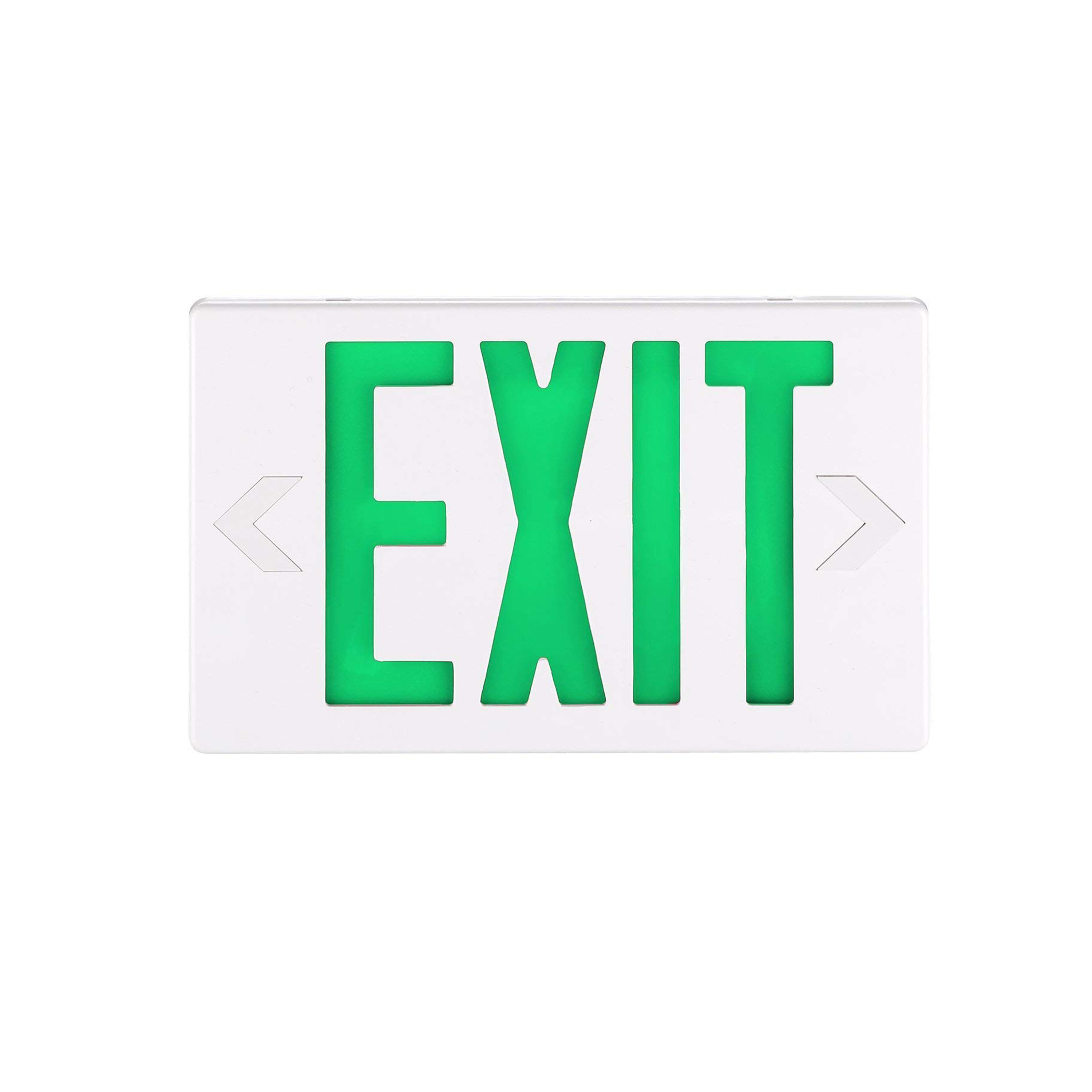 LED Exit Sign Double Faced - Green