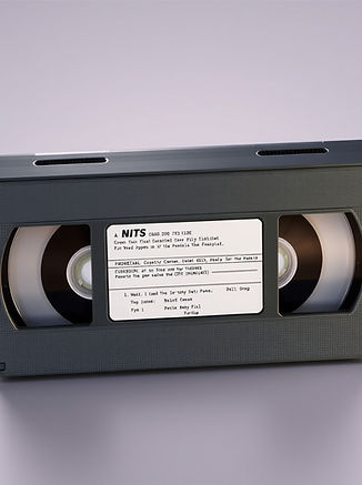 This image is supposed to represent a VHS tape, which is related to one of our service, which converts them to digital.