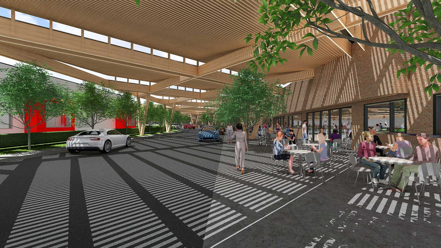 Bayside Fresh Food Market Melbourne architecture by Charles Wright Architects