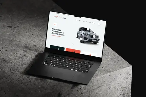 car service web design