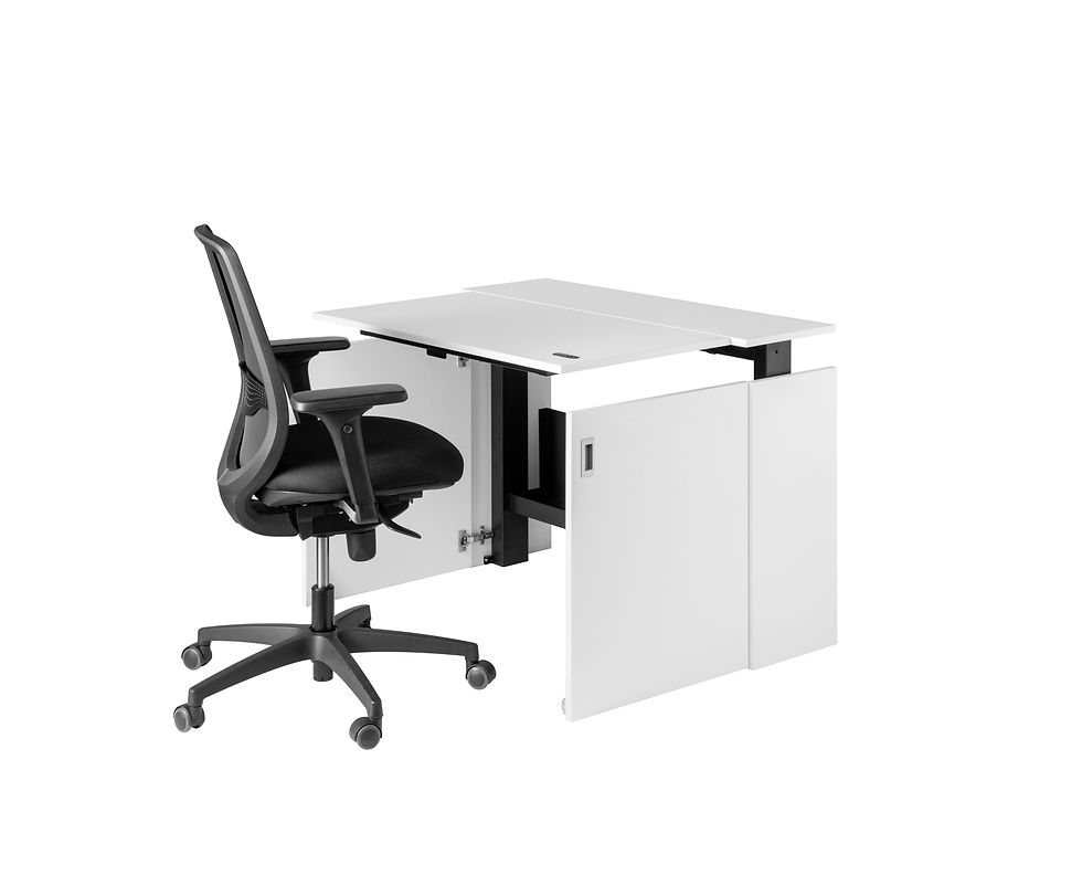 Thumbnail: HomeFit sit-stand desk uk