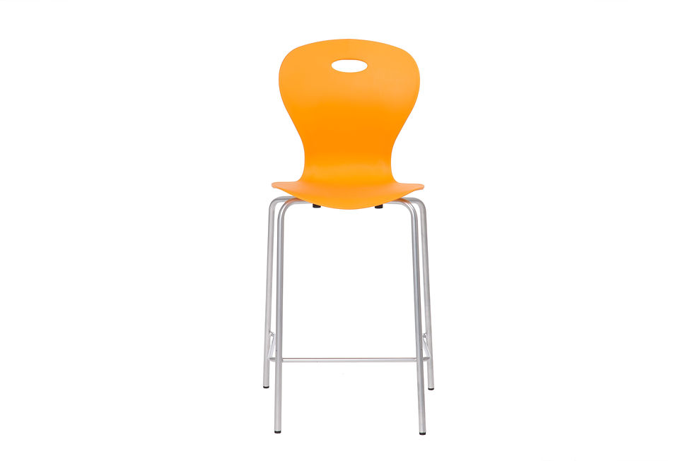Thumbnail: Origin Lotus Mid Stacking Stool in sulfur yellow